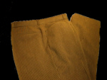 fein gestreifte hosen, schmaler schnitt, hohe taschen